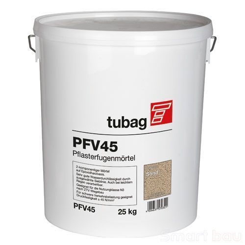 Раствор для заполнения швов брусчатки двухкомпонентный Tubag PFV45 фото