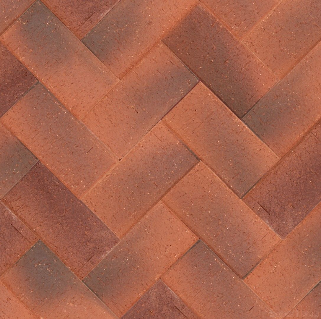 Клинкерная брусчатка ЛСР Оксфорд красный умбра фото