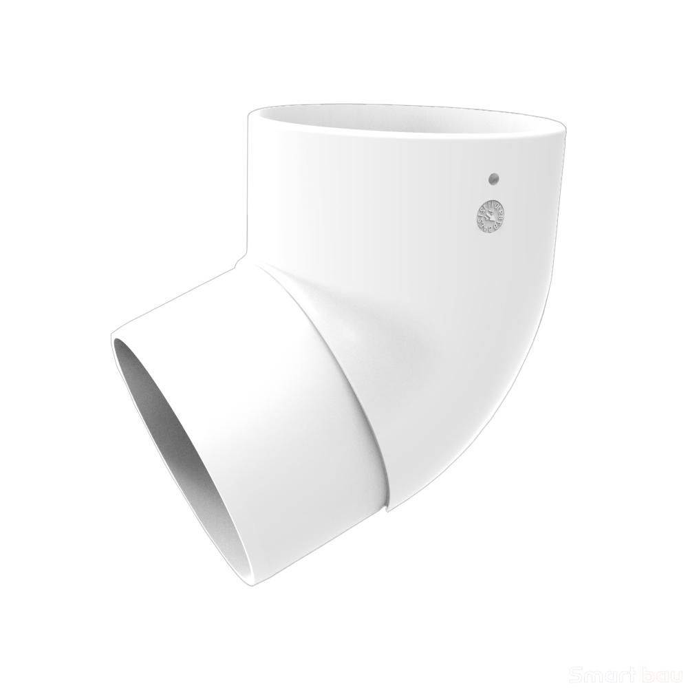 Колено водосточной трубы 67° RUPLAST PVC 125/80 фото