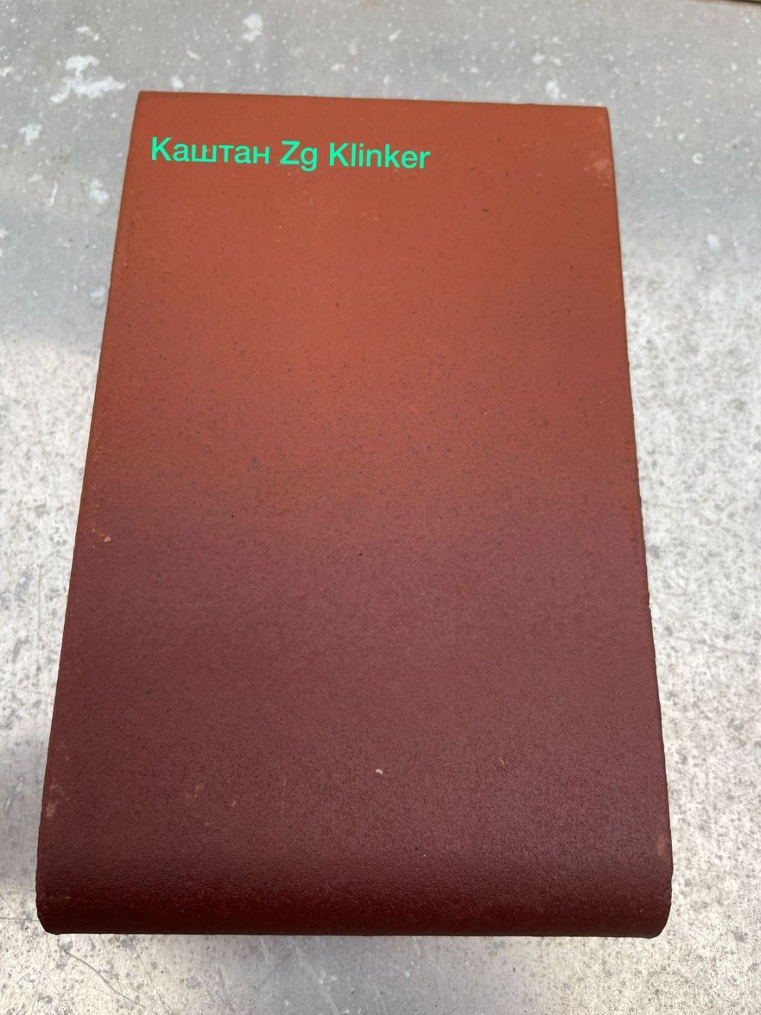 Клинкерный отлив для окон и цоколя ZG-Klinkier Каштановый фото