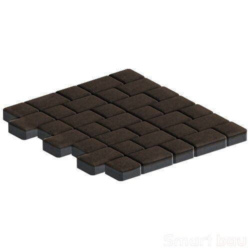 Тротуарная плитка SteinRus Инсбрук Альт Дуо коричневый фото
