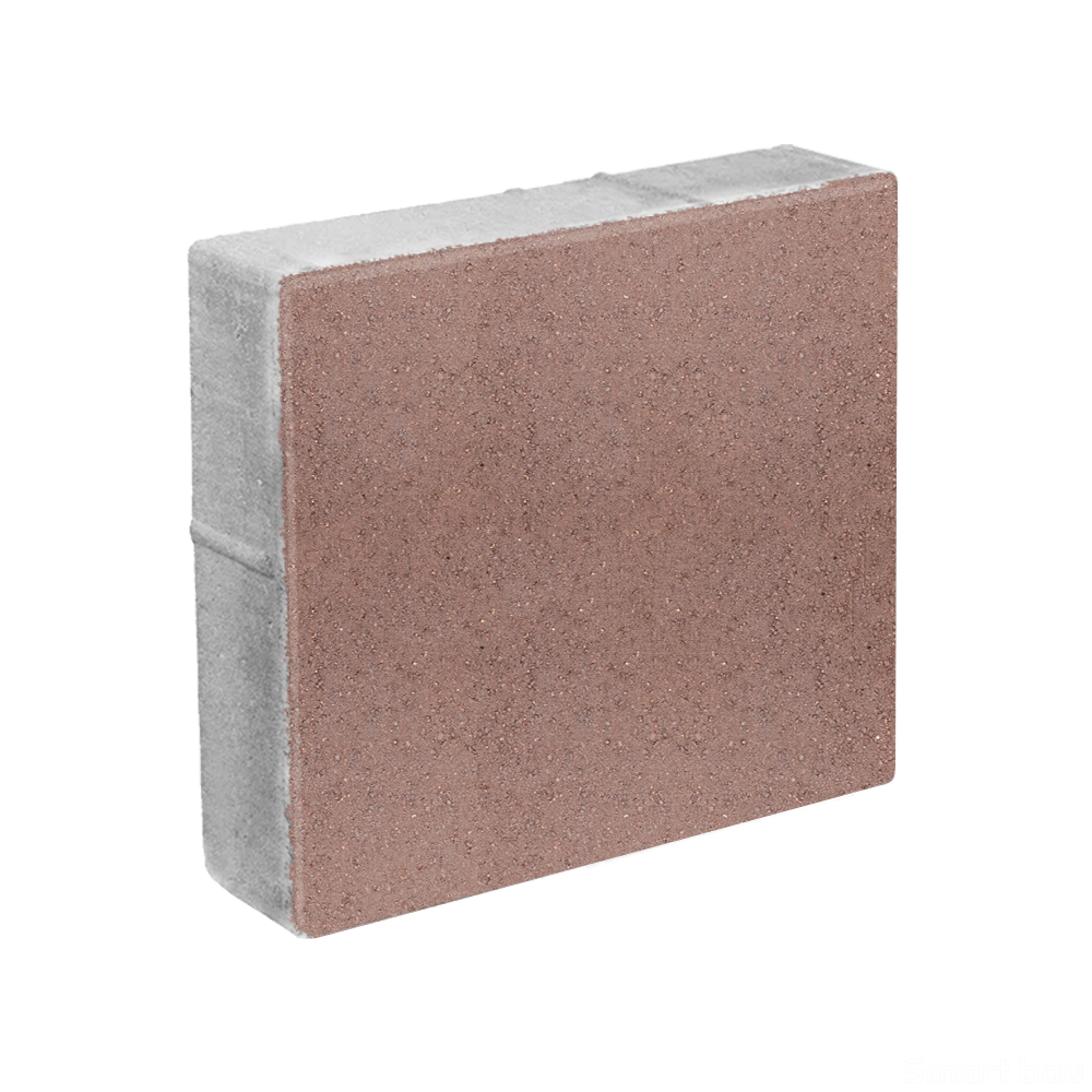 Вибропрессованная тротуарная плитка Ромб-Арт Стандарт Квадрат Джаспер фото