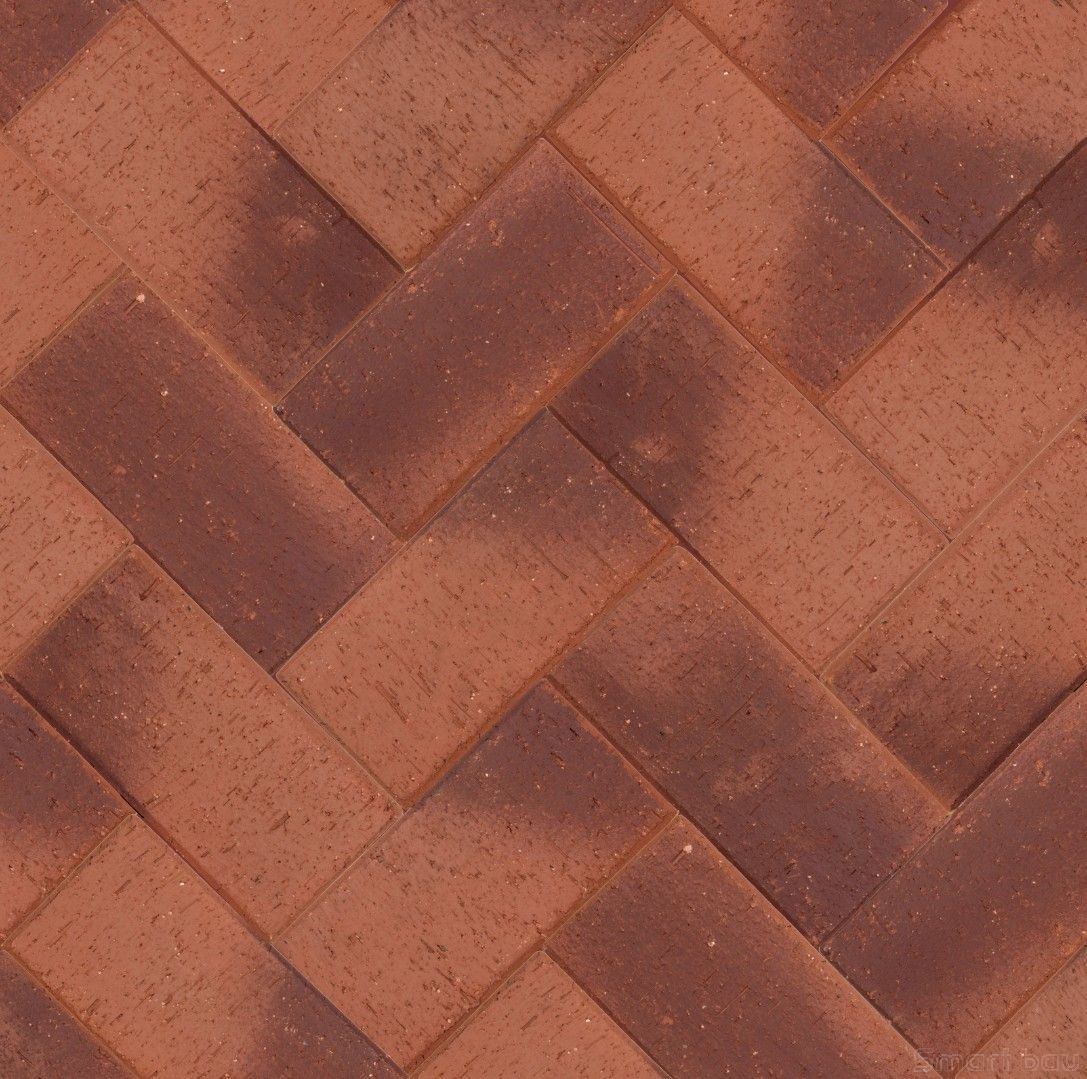 Клинкерная брусчатка ЛСР Ливерпуль темно-красный бордо фото