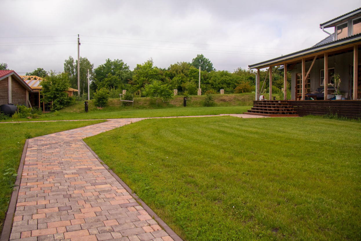 Тротуарная плитка SteinRus Старый город Colormix Умбра фото