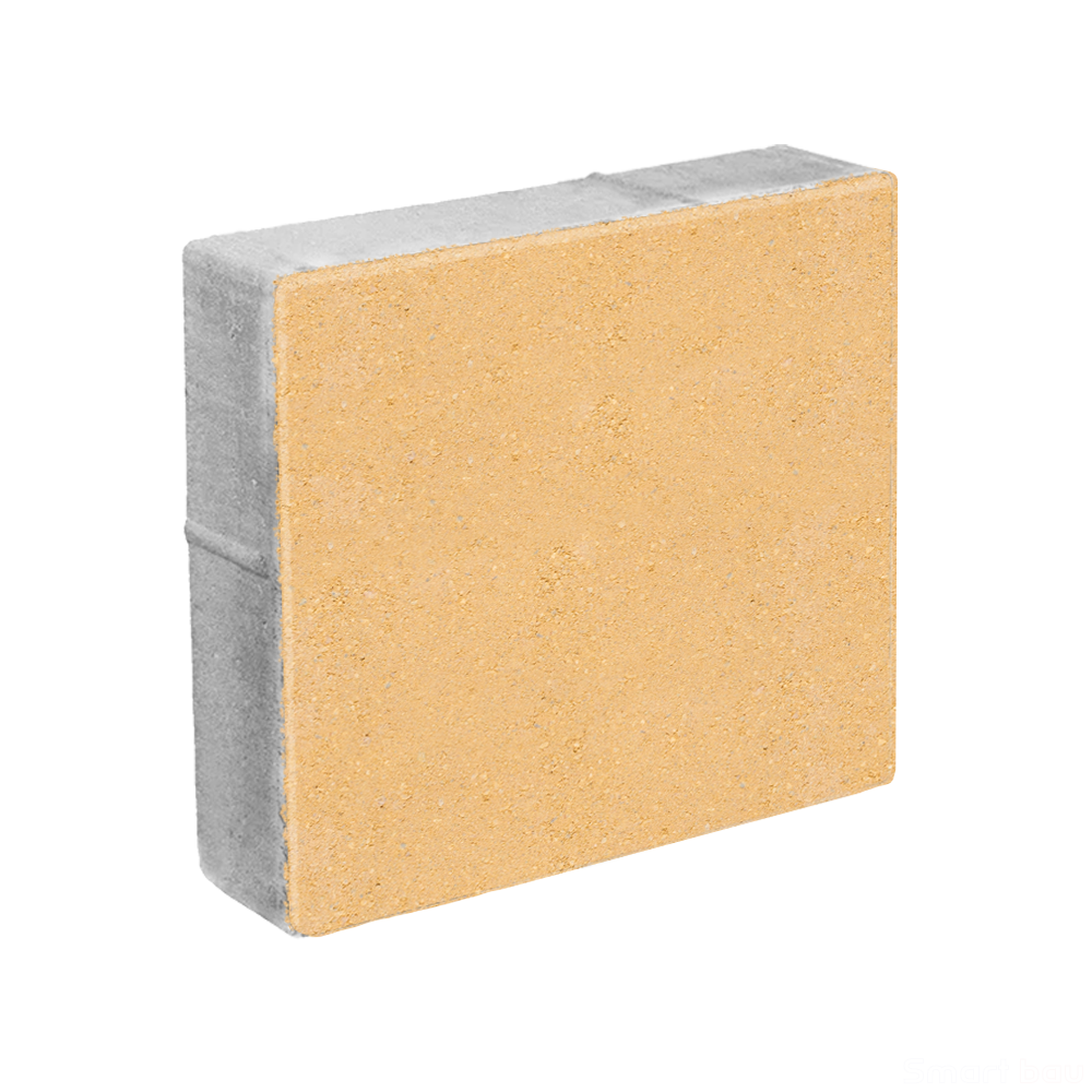 Вибропрессованная тротуарная плитка Ромб-Арт Стандарт Квадрат Мадонна фото