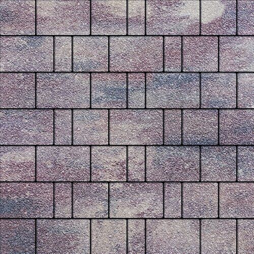 Тротуарная плитка SteinRus Bergamo Colormix Каратау фото