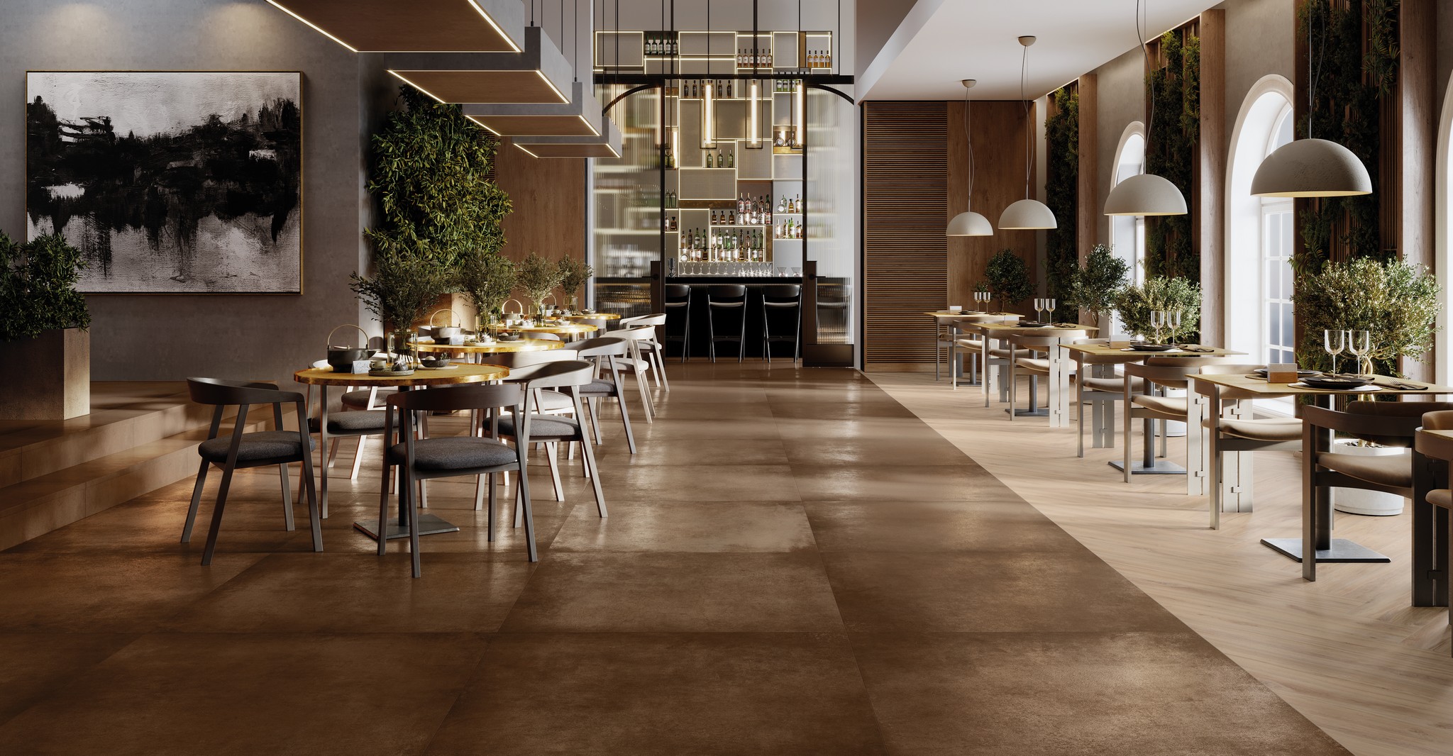 Крупноформатная плитка из керамогранита Exagres Cosmos Corten фото