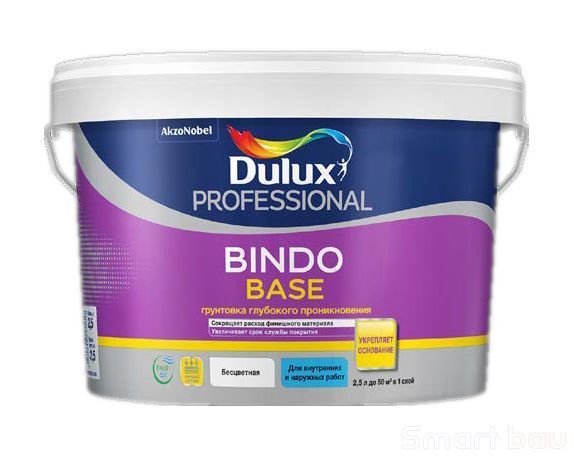 Грунтовка глубокого проникновения Dulux Bindo Base фото