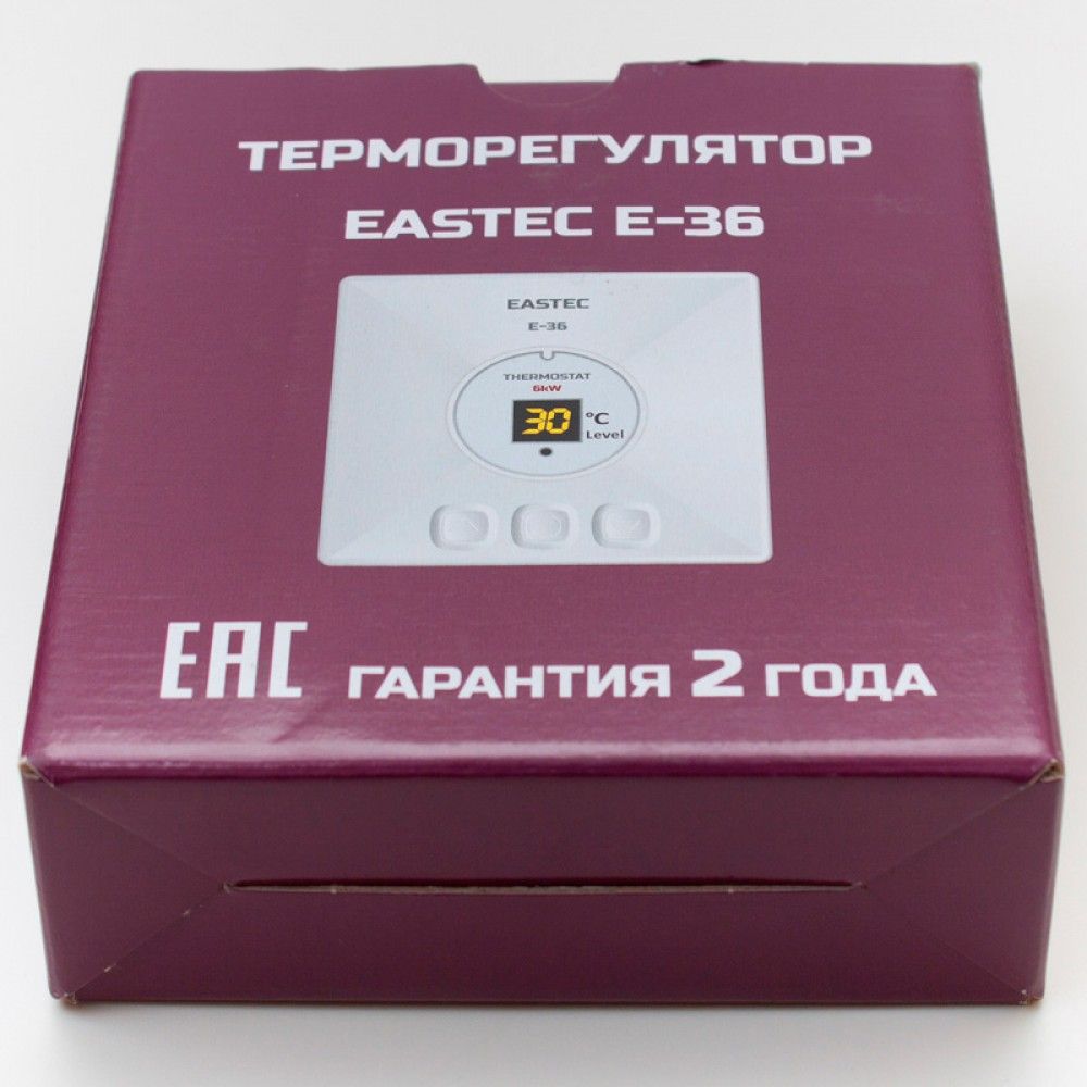 Терморегулятор для теплого пола накладной EASTEC E 36 фото