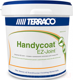 Шпатлевка для внутренних работ для заделки швов в гипсокартоне Terraco Handycoat EZ-Joint