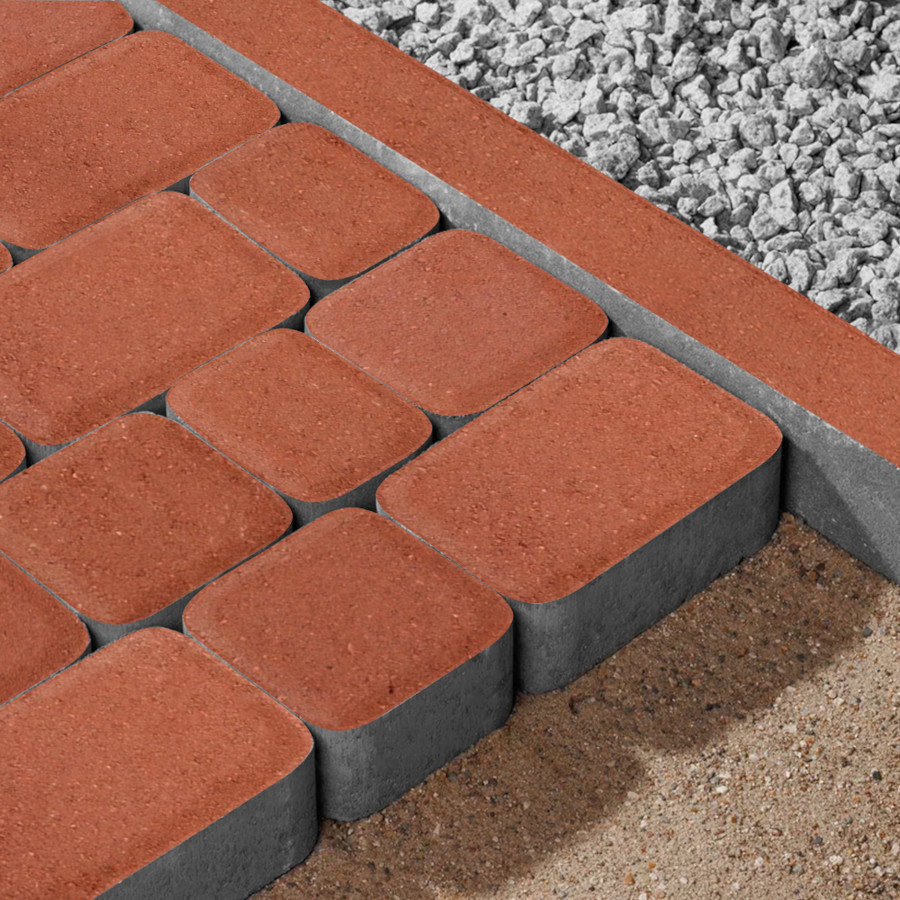 Вибропрессованная тротуарная плитка Ромб-Арт Стандарт Фантазия Марс фото