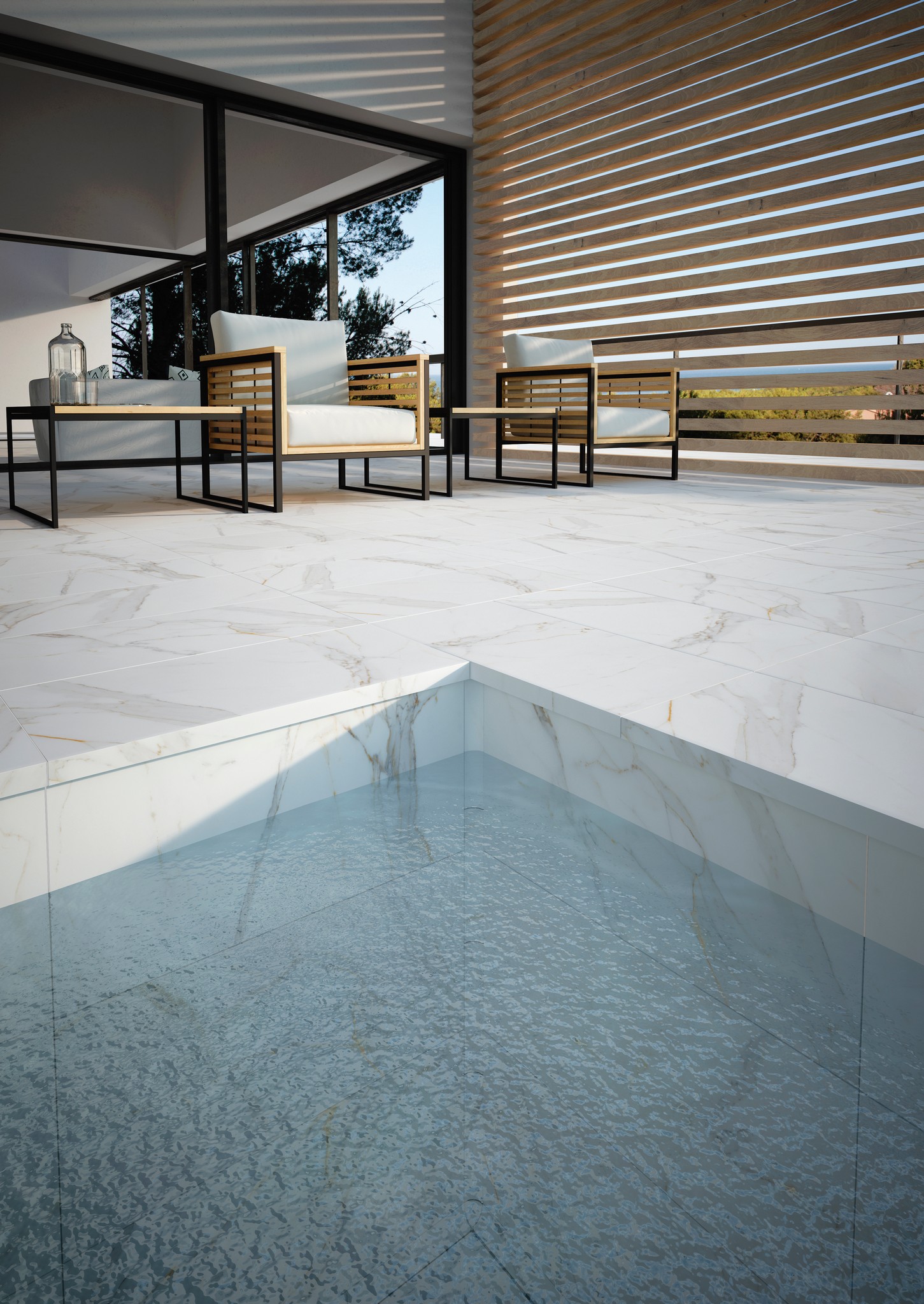 Крупноформатная плитка из керамогранита Exagres Marbles Calacatta фото