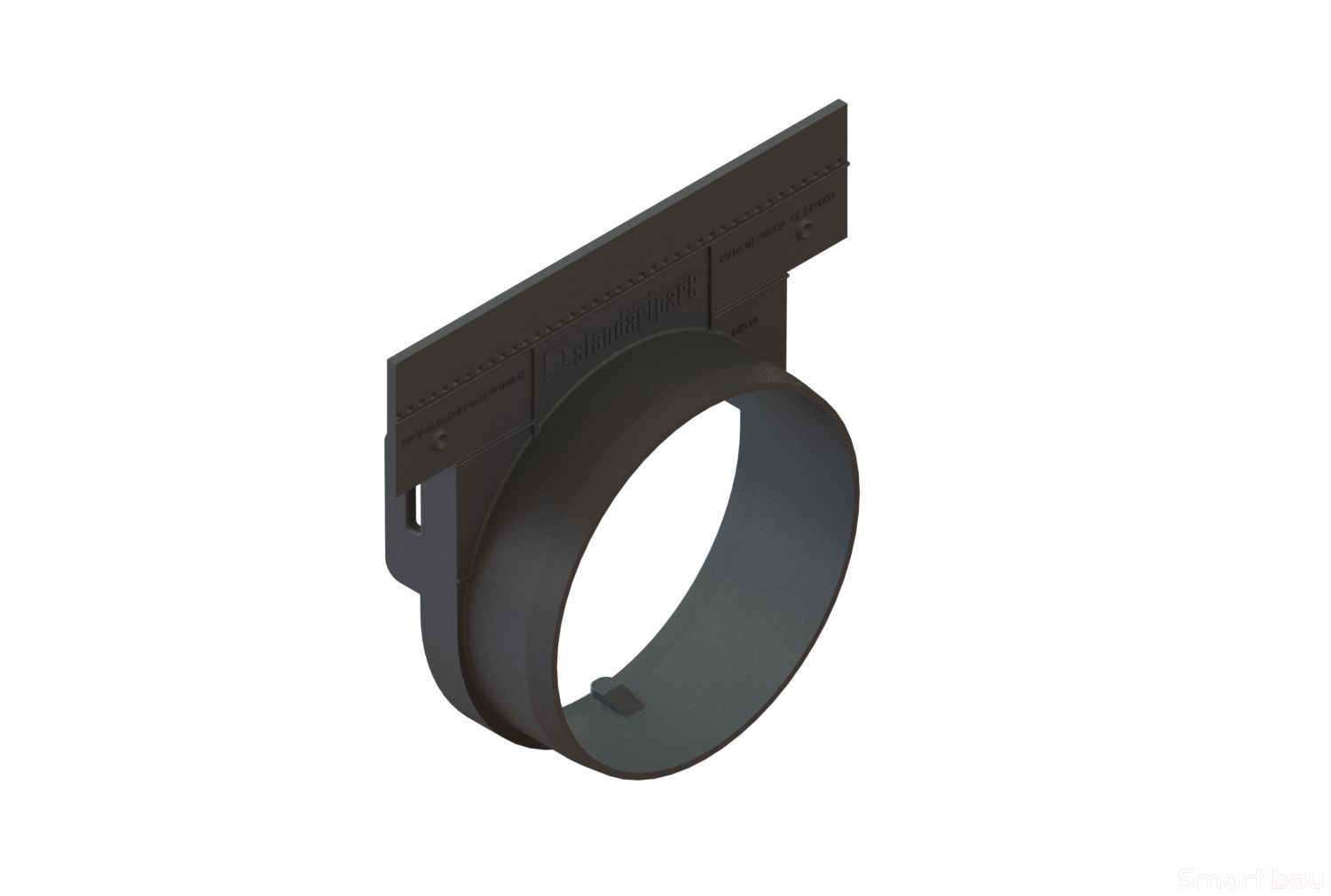 Заглушка пластиковая с отводом PolyMax Basic Standartpark DN100 фото