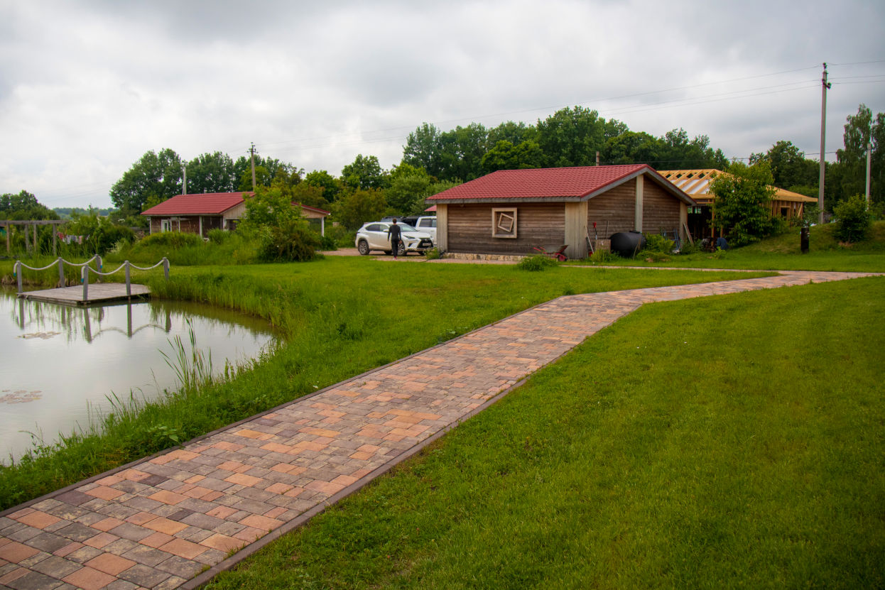 Тротуарная плитка SteinRus Старый город Colormix Умбра фото