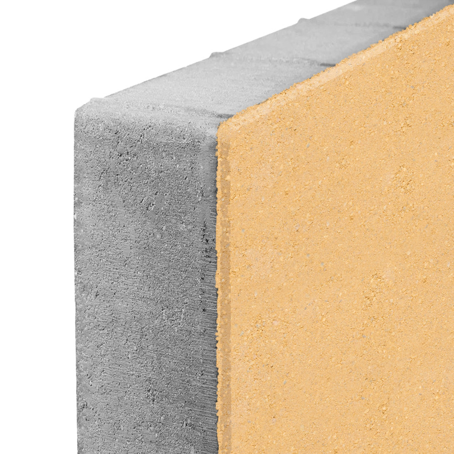 Вибропрессованная тротуарная плитка Ромб-Арт Стандарт Квадрат Мадонна фото