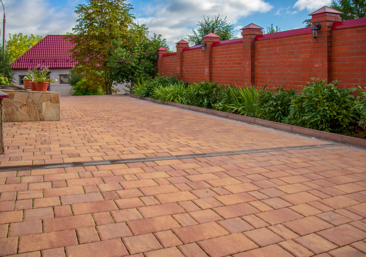 Тротуарная плитка SteinRus Старый город Colormix Тахель фото