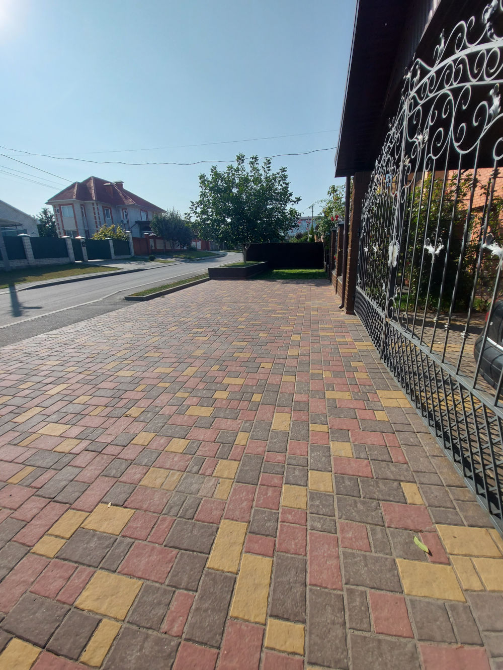 Тротуарная плитка SteinRus Старый город Красный фото