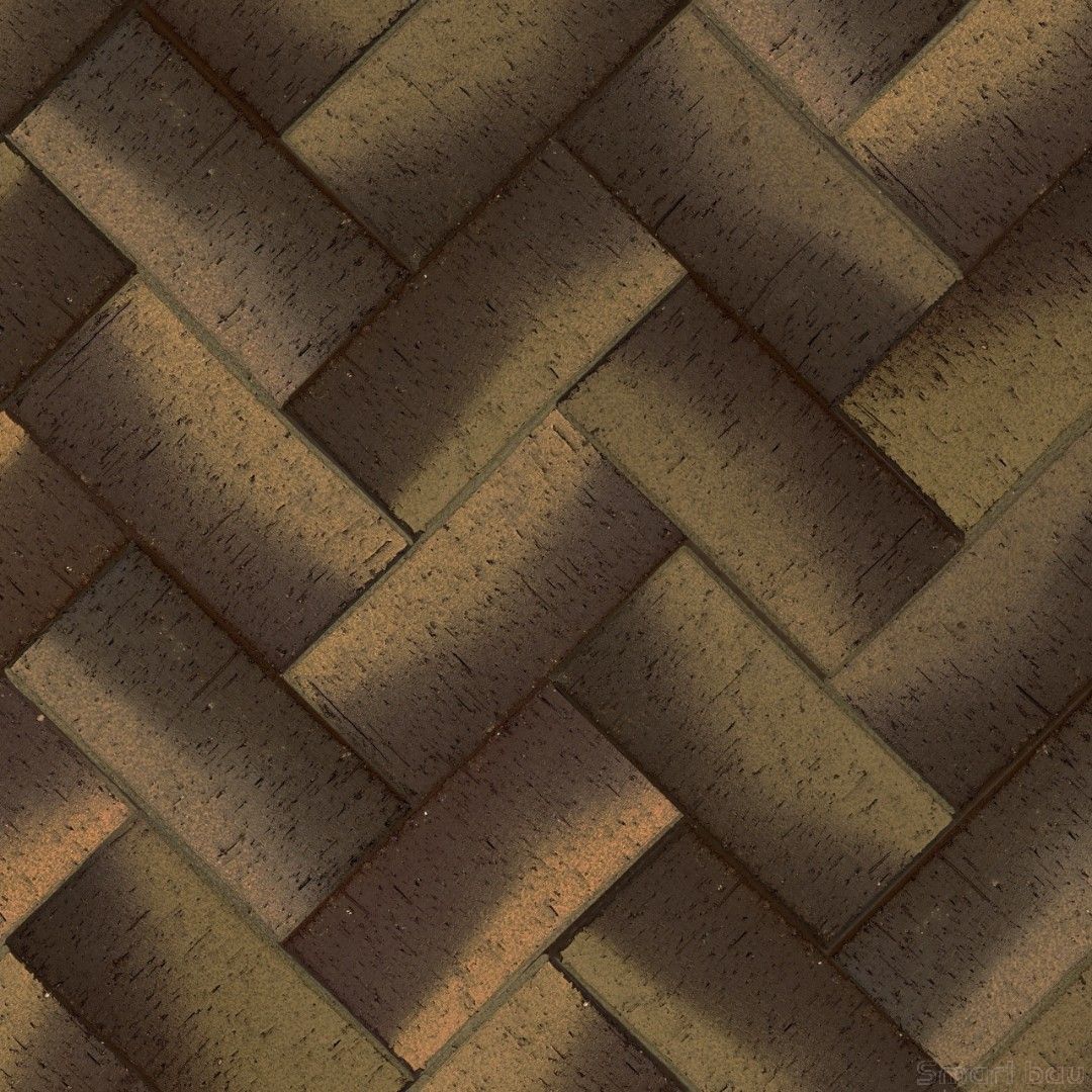 Клинкерная брусчатка ЛСР Монако коричневый золото фото