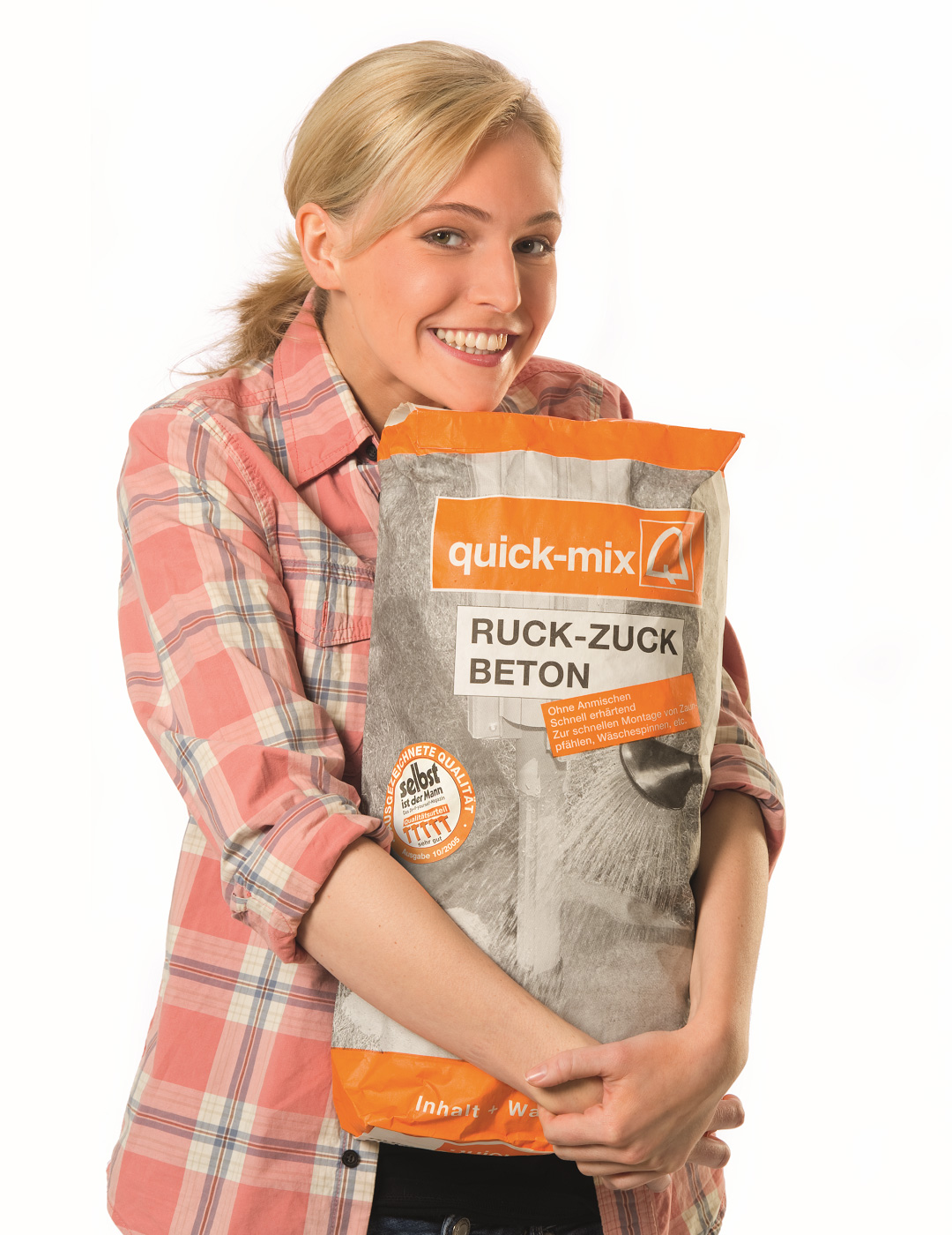 Быстрый бетон для столбов quick-mix Ruck-Zuck Beton фото
