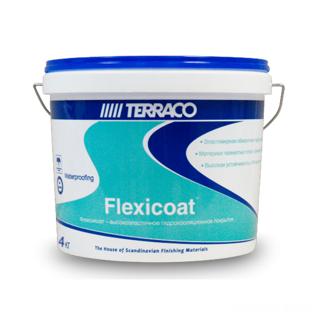 Акриловое Гидроизоляционное покрытие Terraco Flexicoat
