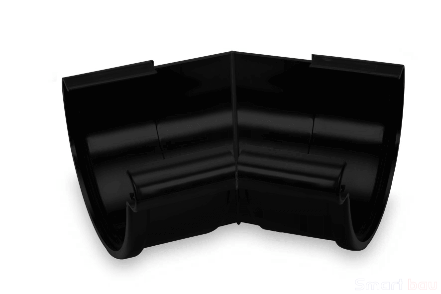 Внутренний угол желоба водосточного Galeco PVC 152-130/100 фото