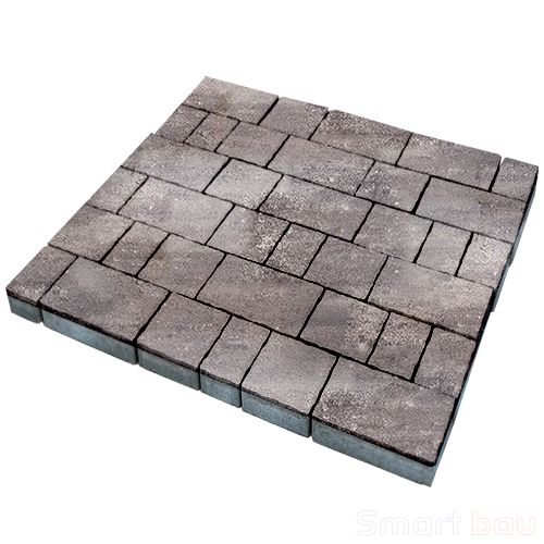 Тротуарная плитка SteinRus Старый город Colormix Умбра фото