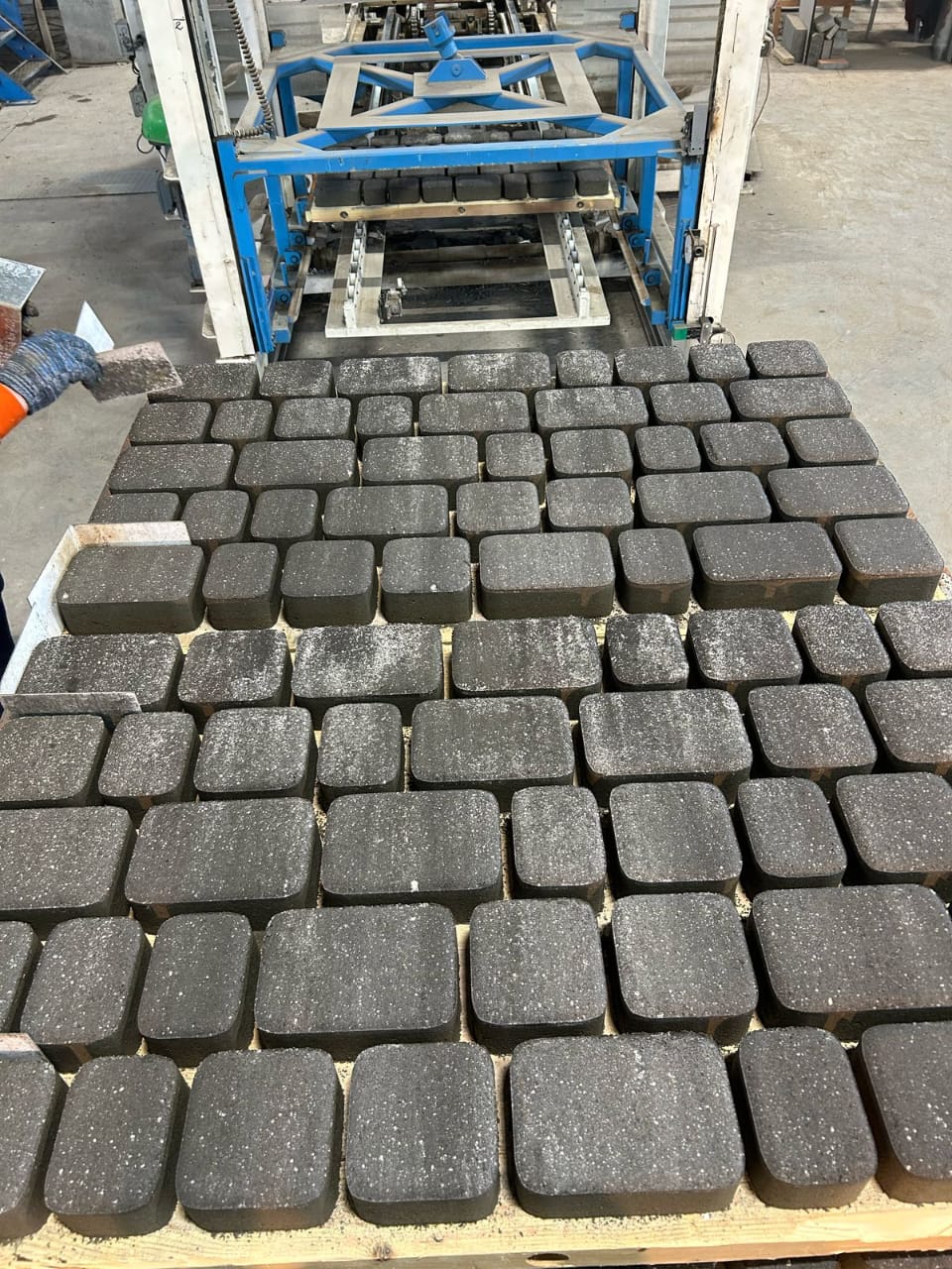 Вибропрессованная тротуарная плитка Ромб-Арт Колор Микс Фантазия Туман фото