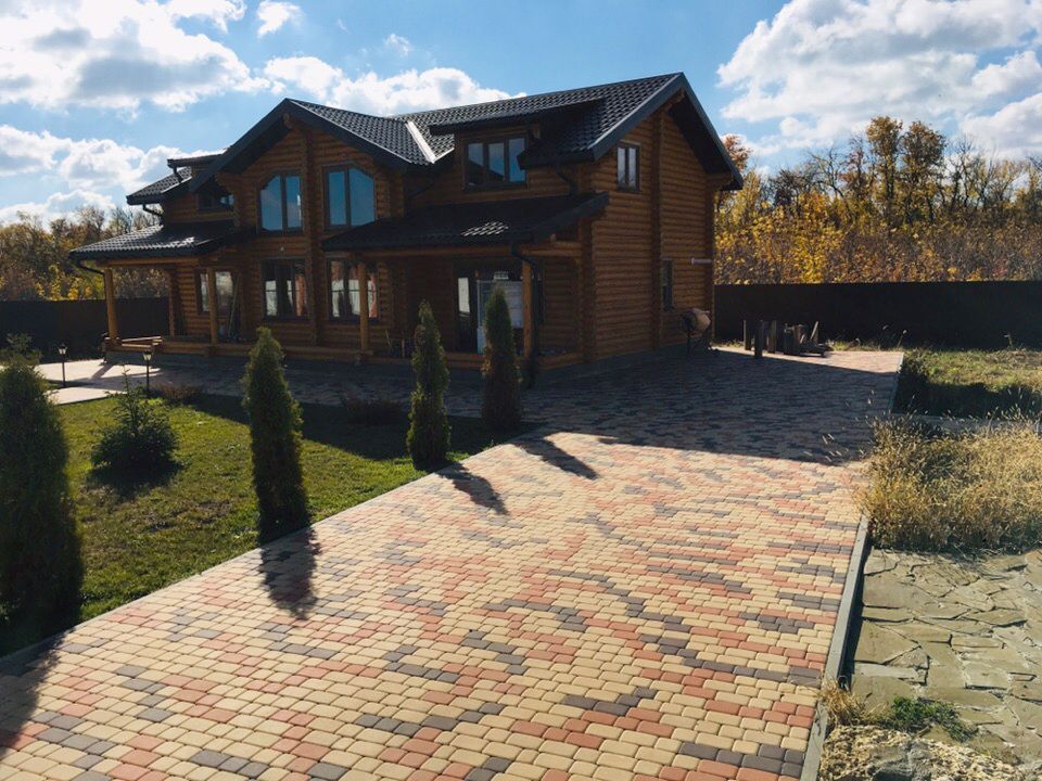 Тротуарная плитка SteinRus Инсбрук Альт Песочный фото