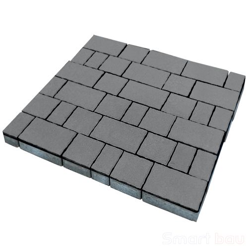 Тротуарная плитка SteinRus Старый город Серый фото