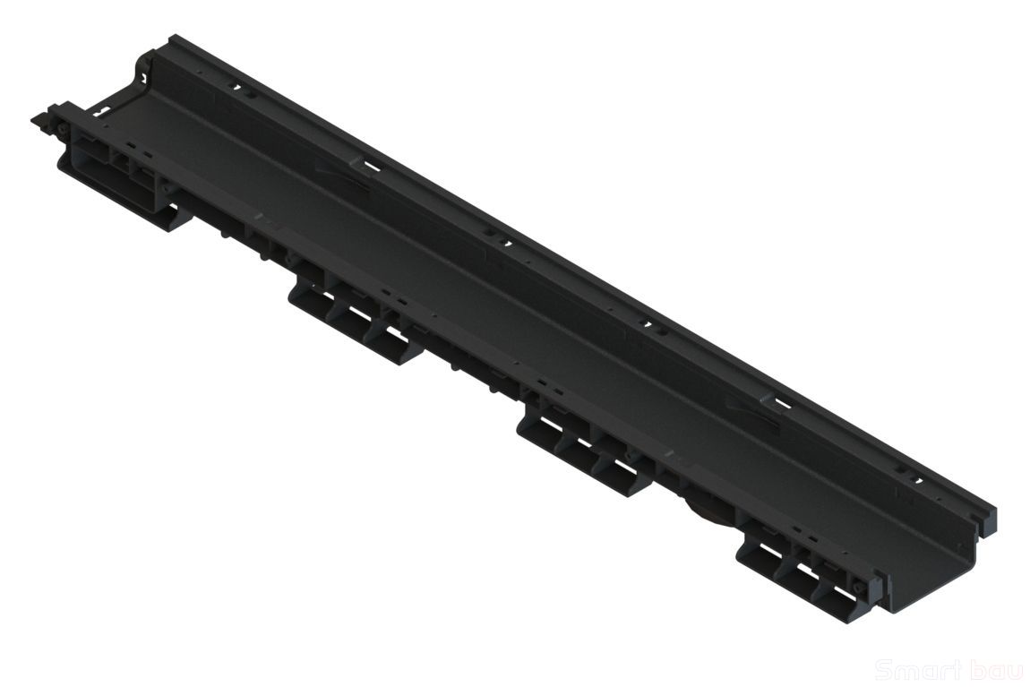 Лоток водоотводный пластиковый Standartpark PolyMax Basic DN100 фото