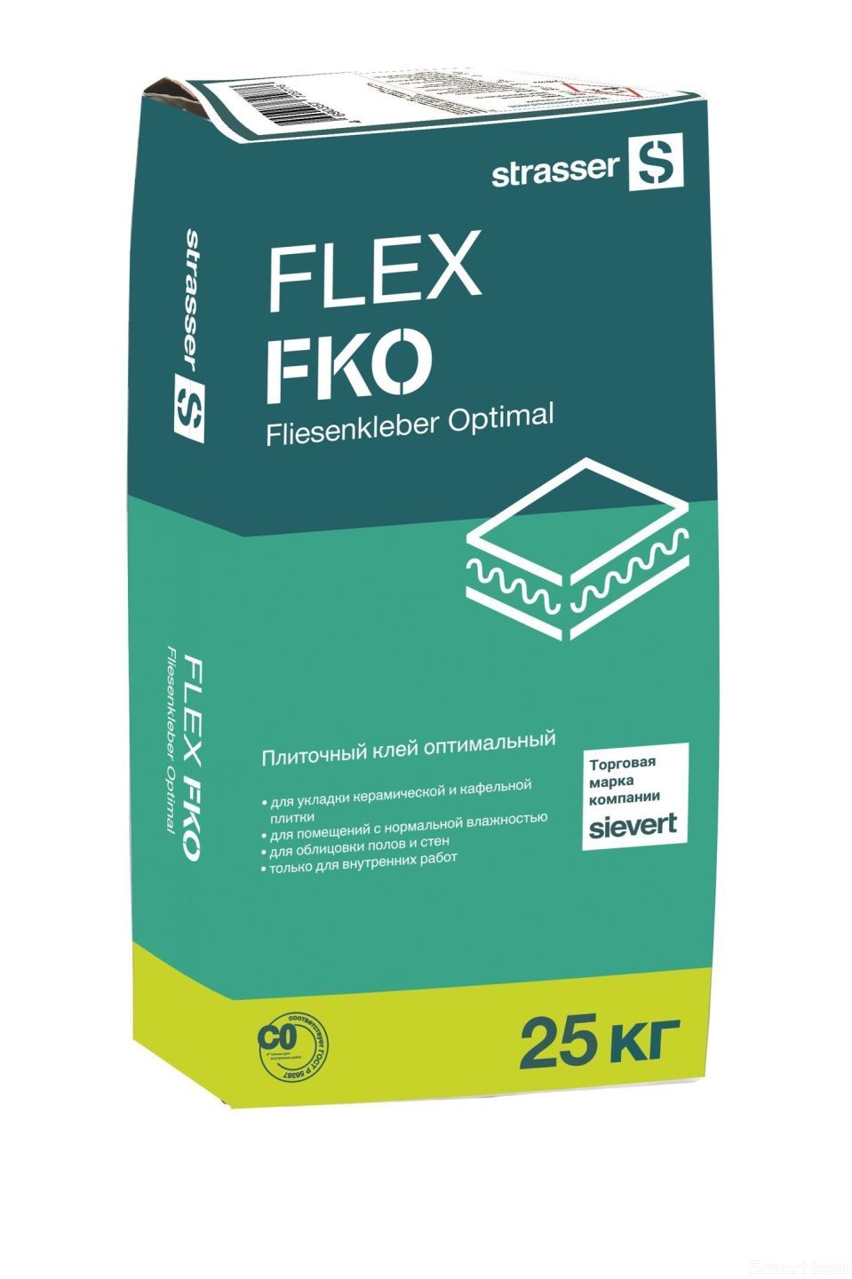 Плиточный клей оптимальный FLEX FKO  фото