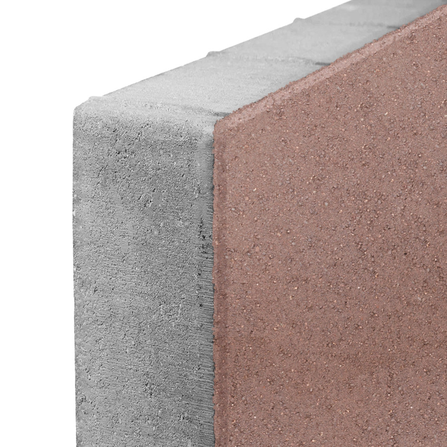 Вибропрессованная тротуарная плитка Ромб-Арт Стандарт Квадрат Джаспер фото