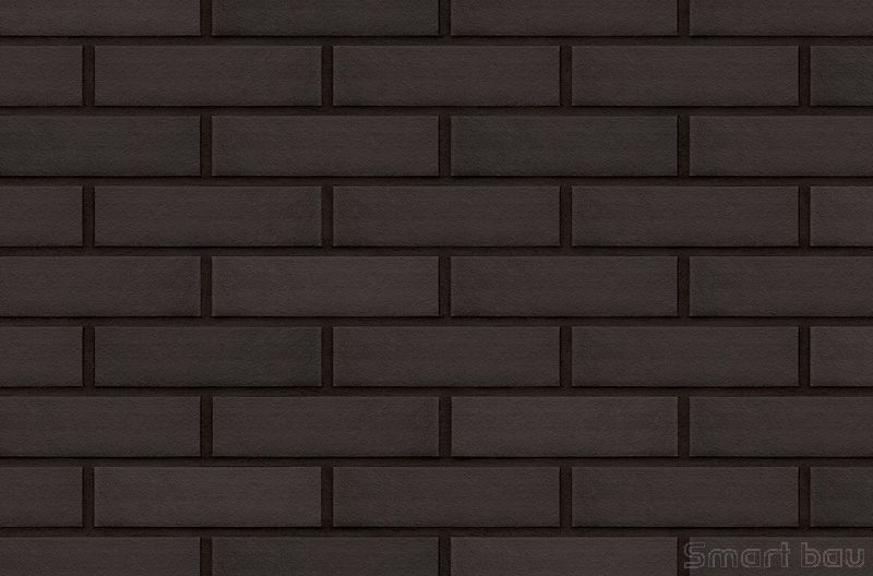 Клинкерная фасадная плитка King Klinker Volcanic Black фото