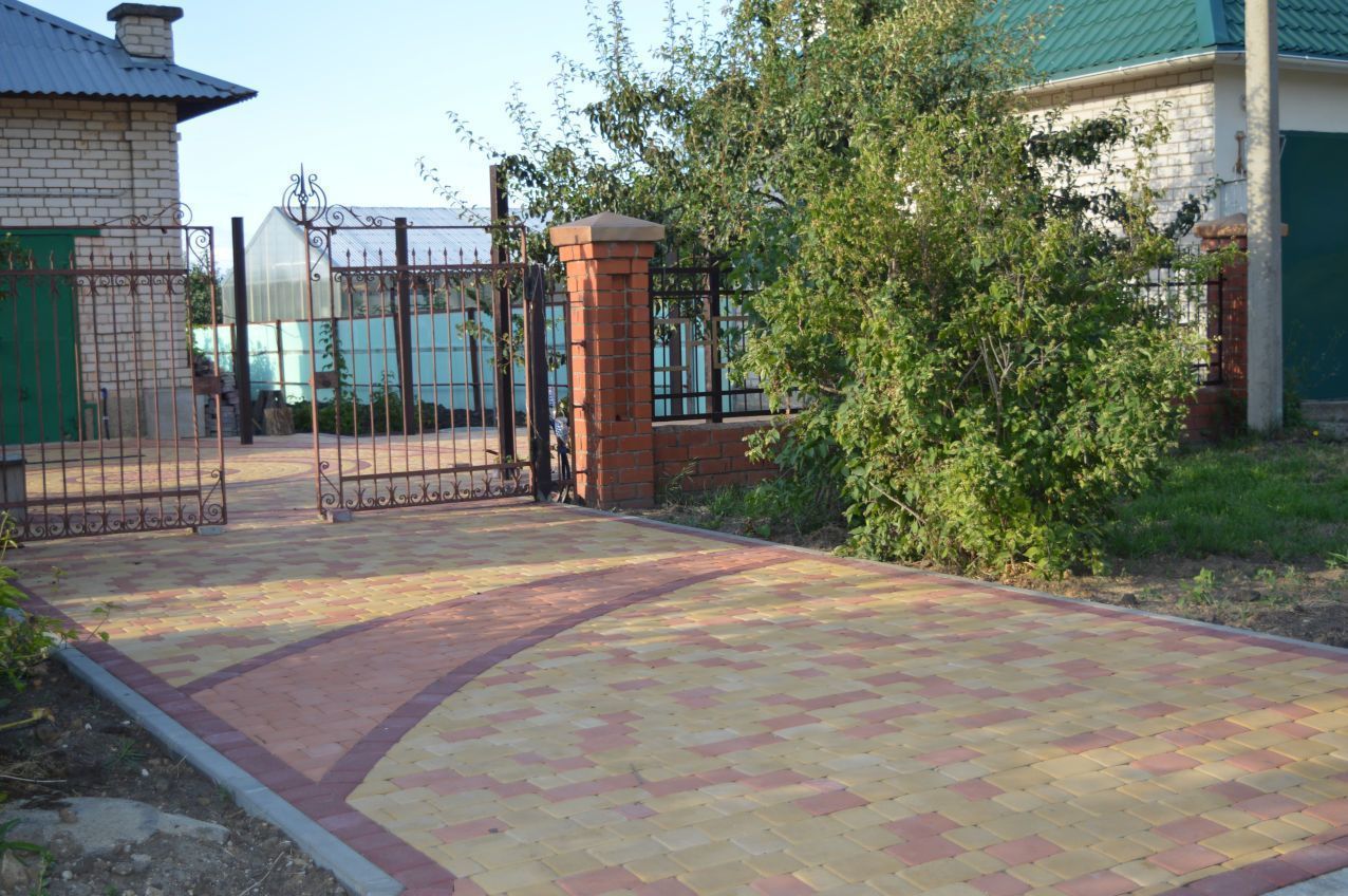 Тротуарная плитка SteinRus Инсбрук Альт Песочный фото