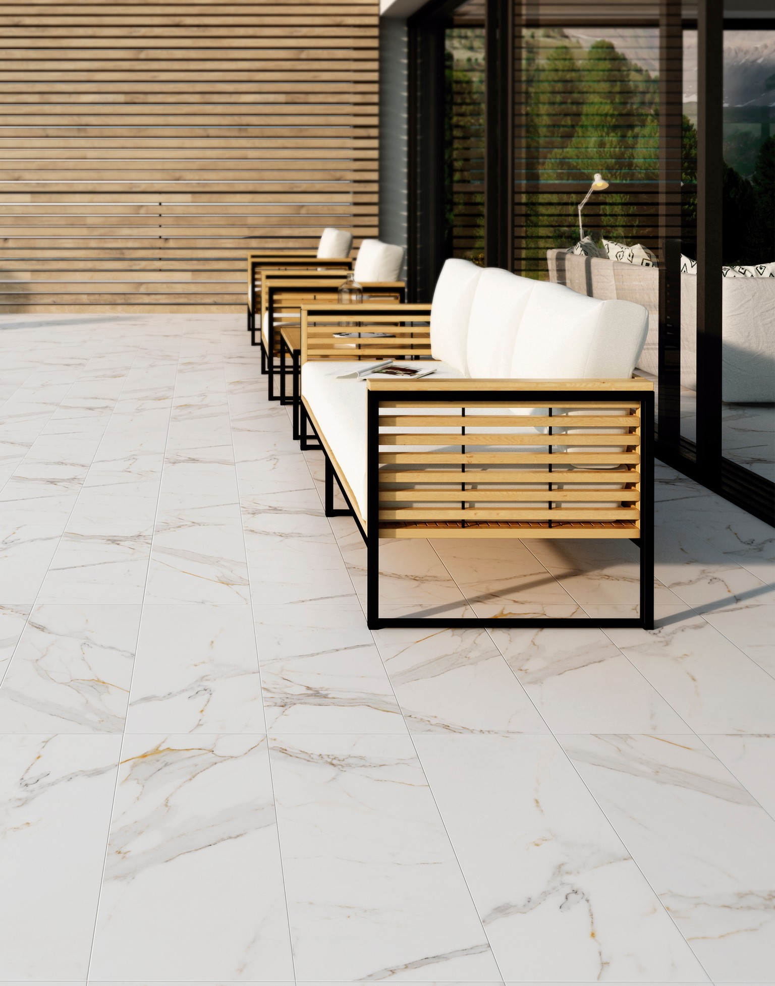 Крупноформатная плитка из керамогранита Exagres Marbles Calacatta фото