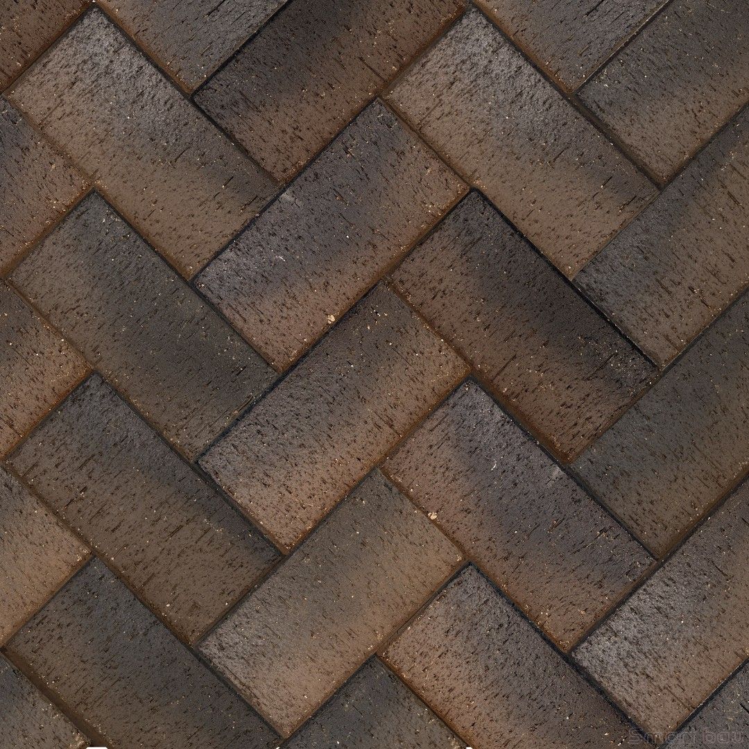 Клинкерная брусчатка ЛСР Гамбург коричневый бордо фото