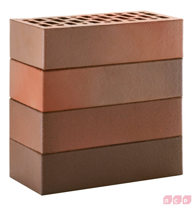 Кирпич лицевой красный флэш ультра пустотелый ЛСР фото