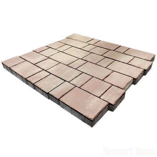 Тротуарная плитка SteinRus Новый город Colormix Оливин фото