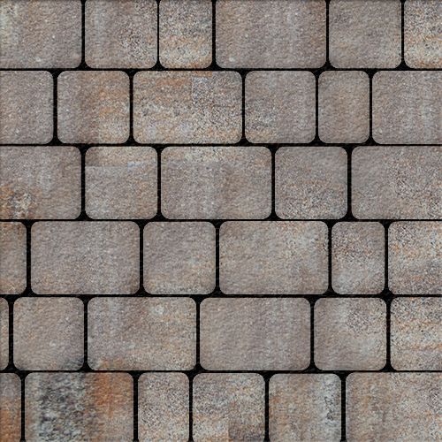 Тротуарная плитка SteinRus Инсбрук Альт Colormix Берилл фото