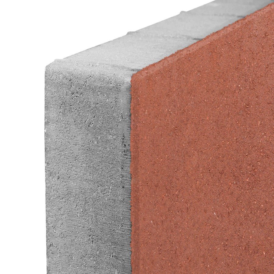 Вибропрессованная тротуарная плитка Ромб-Арт Стандарт Квадрат Марс фото