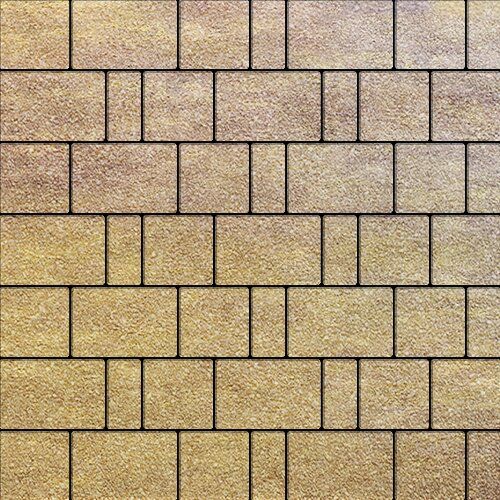 Тротуарная плитка SteinRus Bergamo Colormix Брайс фото