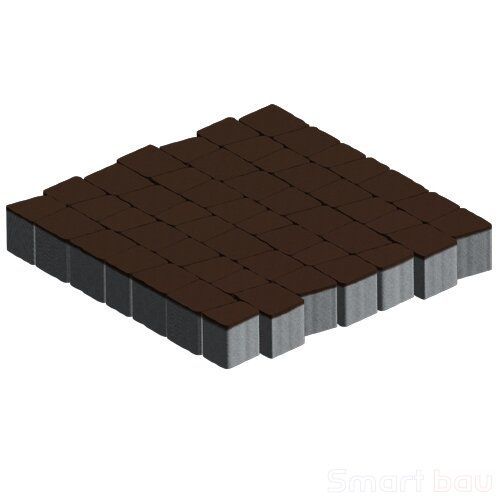 Тротуарная плитка SteinRus Аттика коричневый фото