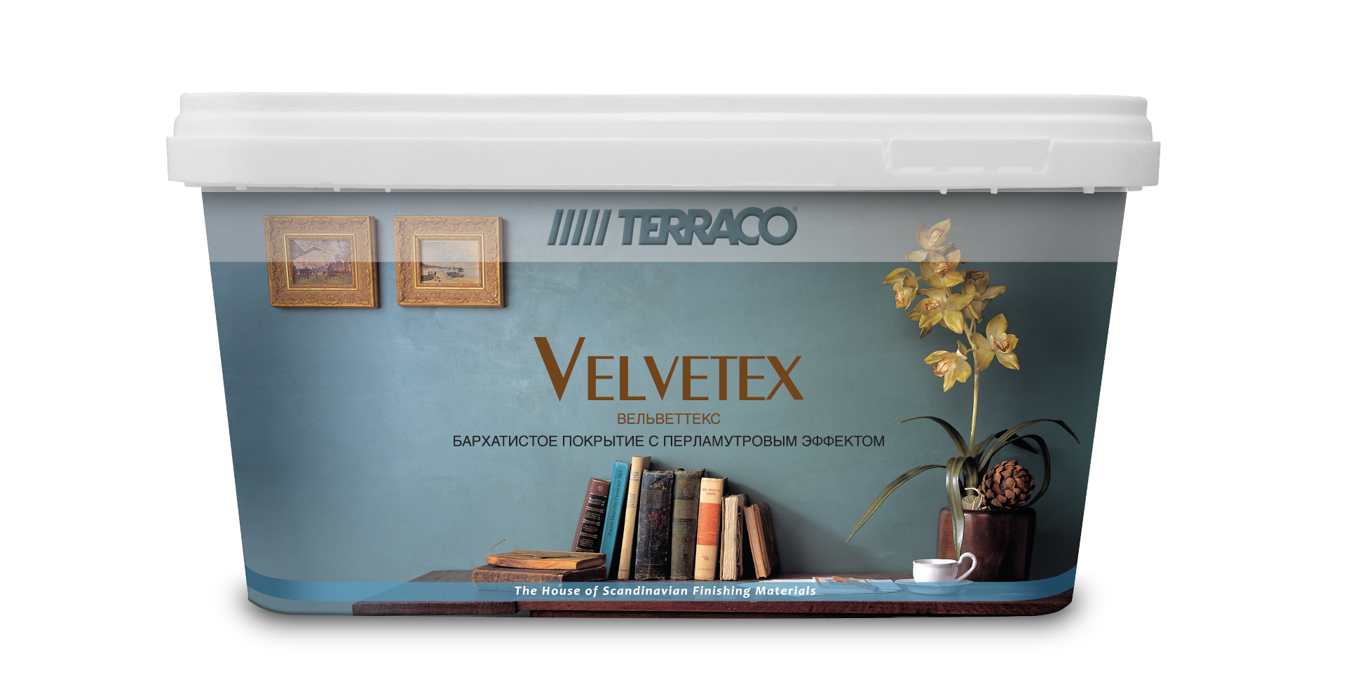 Блестящее декоративное покрытие с перламутровым эффектом Terraco Velvetex Shimmer фото