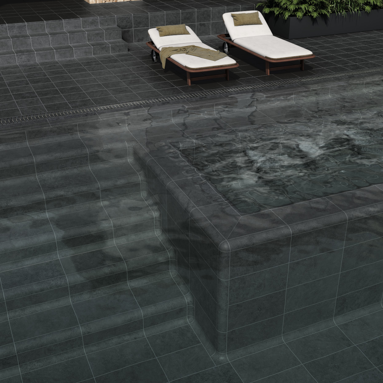 Керамическая плитка для пола Exagres Essenza Grafite фото