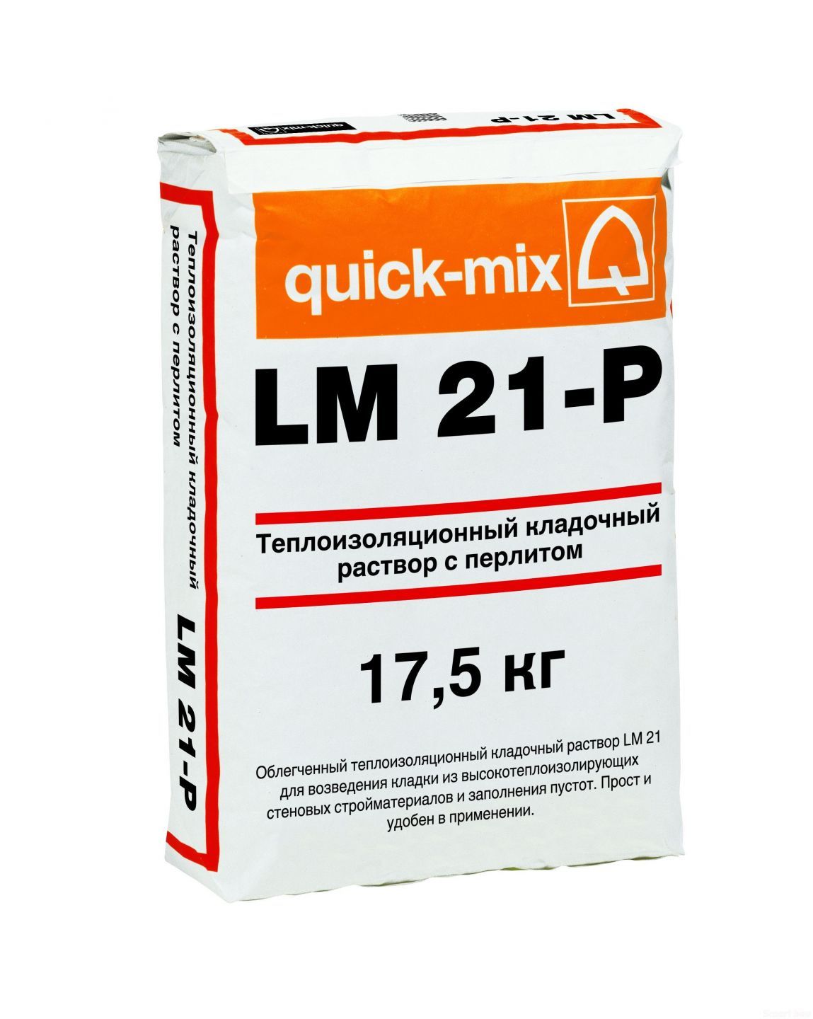 Тёплый кладочный раствор с пеностеклом quick-mix LM 21-P фото