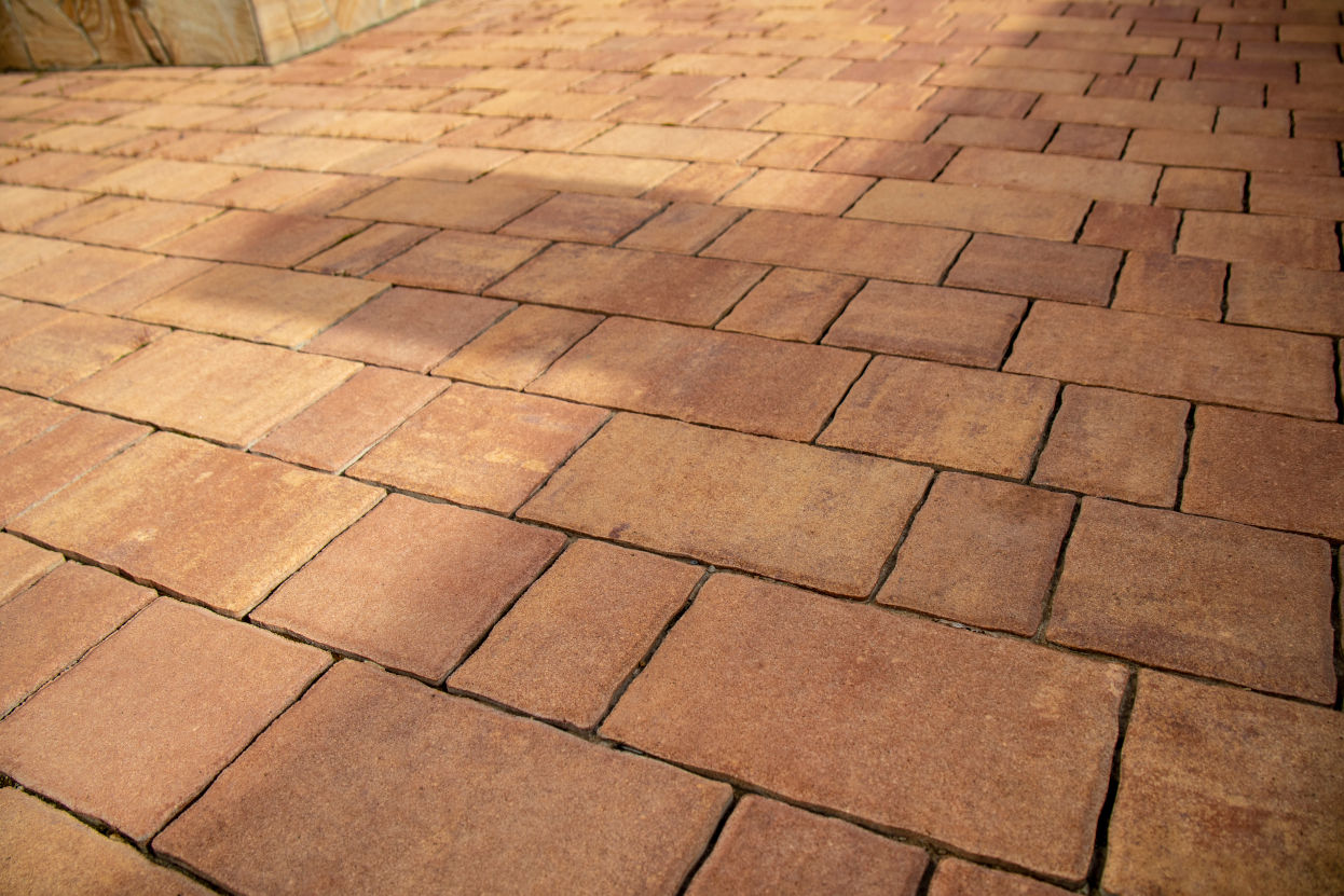 Тротуарная плитка SteinRus Старый город Colormix Тахель фото