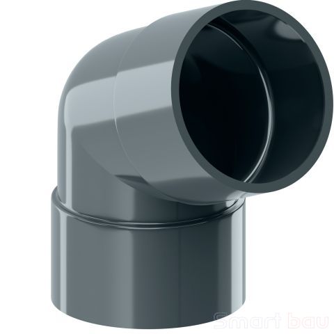 Колено трубы 67° 90 мм ПВХ Galeco Hidden  130/90 фото