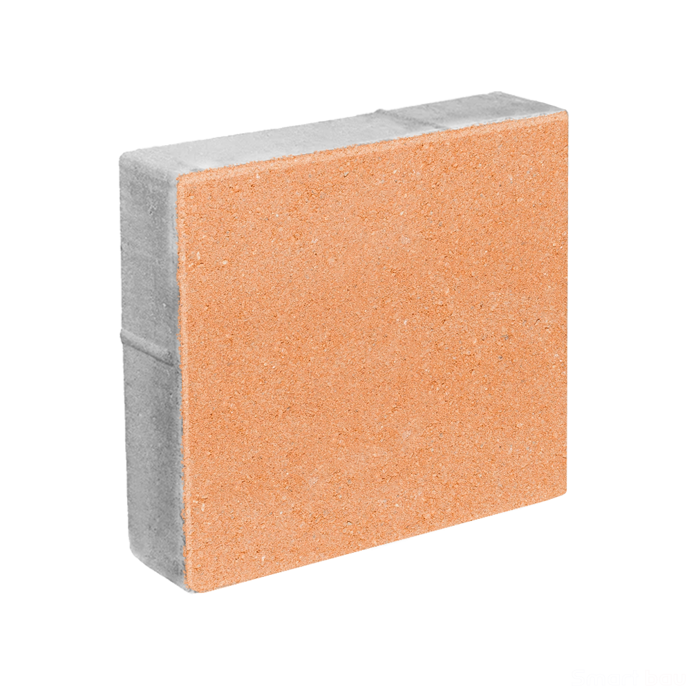 Вибропрессованная тротуарная плитка Ромб-Арт Стандарт Квадрат Янтарь фото