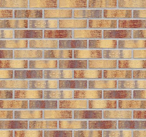 Клинкерная фасадная плитка King Klinker Rainbow Brick фото