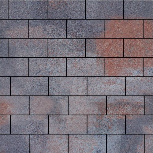 Тротуарная плитка SteinRus Прямоугольник Backwash Абрау фото